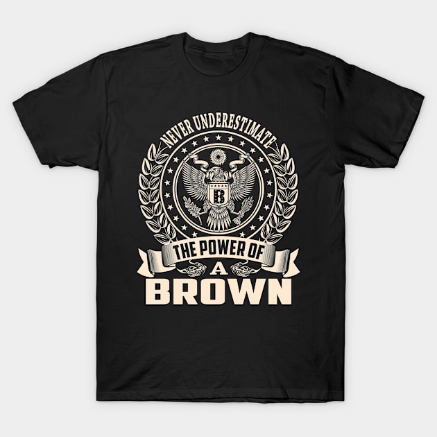 BROWN T-Shirt by Darlasy